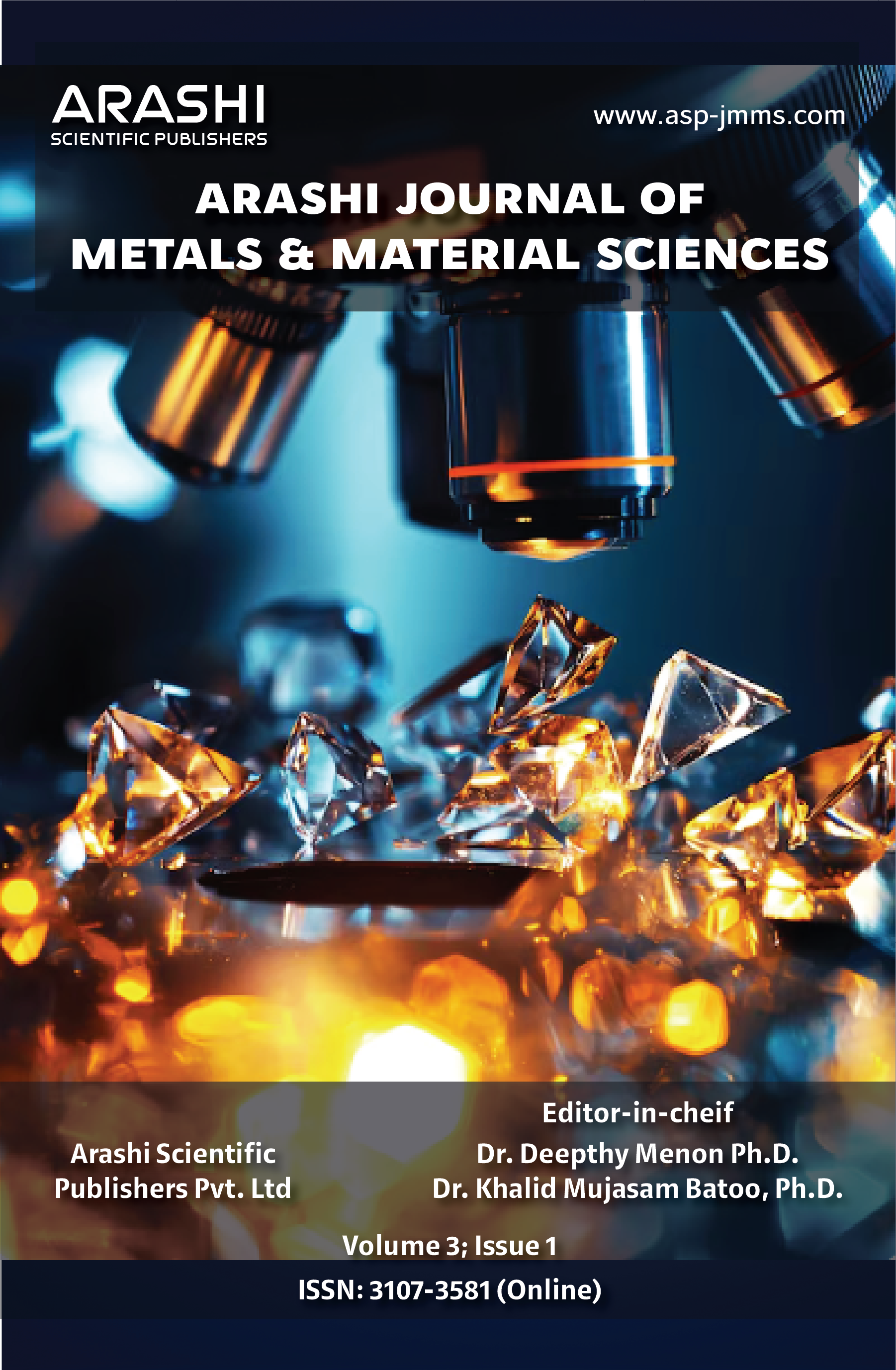 					View Vol. 3 No. 1 (2026): Arashi Journal of Metals and Material Sciences
				